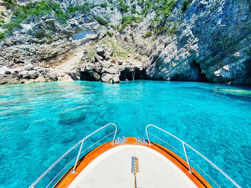 Capri: Half-Day Private Customizable Cruise with Snorkeling - Meeting at Marina Grande and getting underway