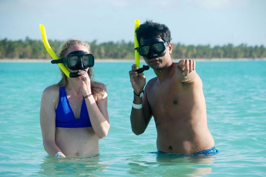 Catalina Island snorkeling Dominican Republic - A Dominican barbecue around 13:00