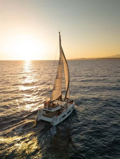 Catamaran trip to the Lavezzi Islands at sunset with snorkeling - The main stop: swimming, snorkeling, or simply staying aboard