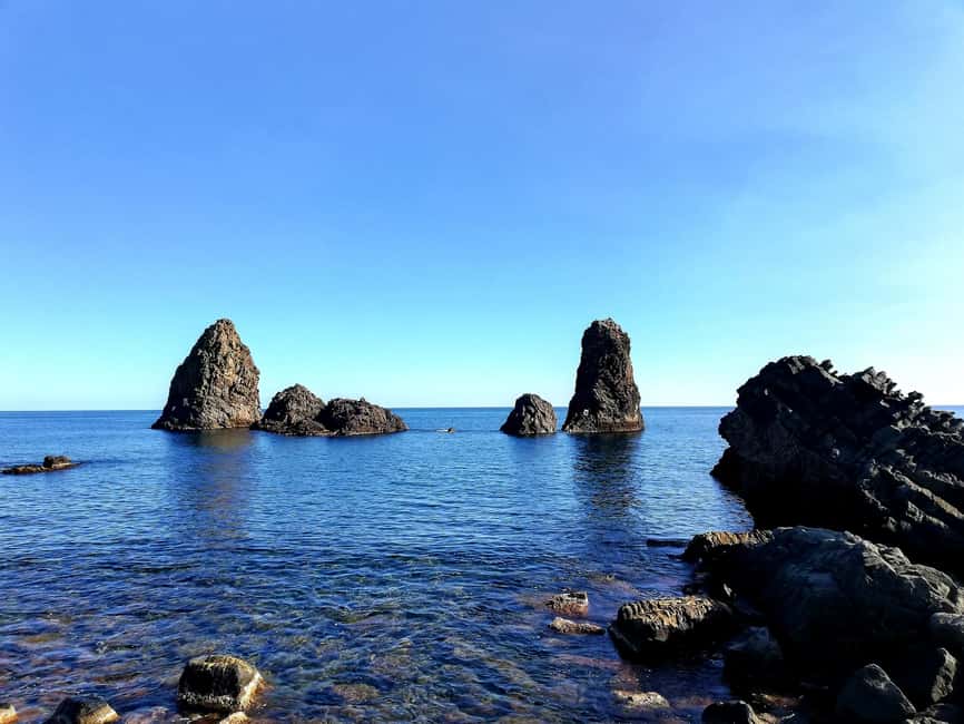 Catania: Cyclops Coast Cruise with Appetizer & Snorkeling - Aci Trezza and the Cyclopean Isles