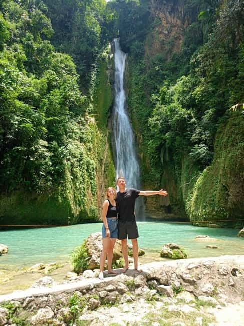 Cebu: Sardine Run Snorkeling, Mantayupan Falls & ATV Thrills - Mantayupan Falls and the extra bamboo raft