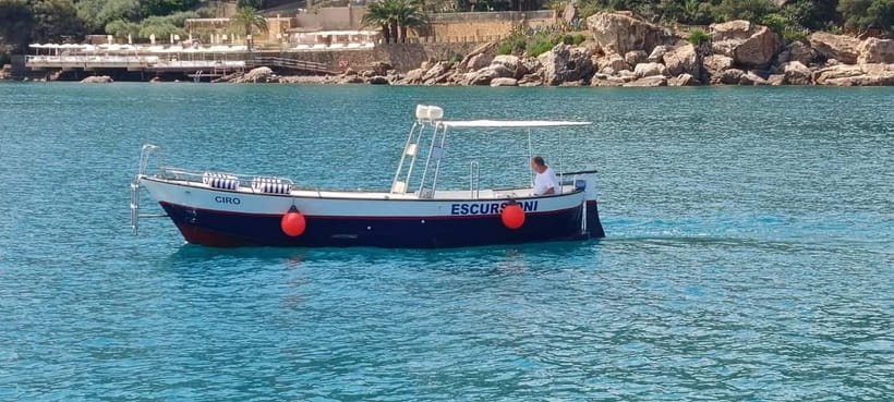 Cefalù: boat ride with swimming and aperitif and snorkeling - Kalura Beach and the final swim