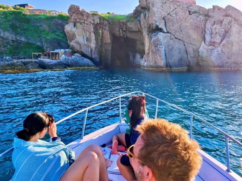 Cefalù: Mini Yacht Tour with Caves, Snorkeling, and Open Bar Aperitif - Kalura Beach: the first swim and snorkeling stop