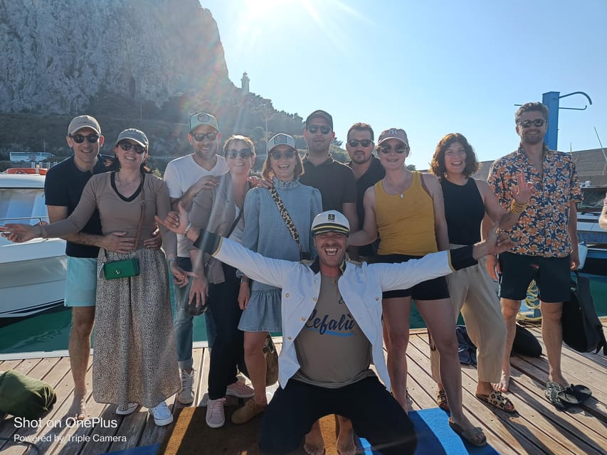 Cefalù: Mini Yacht with Snorkel Stops, Caves and Aperitif - Passing Mazzaforno before the first swim