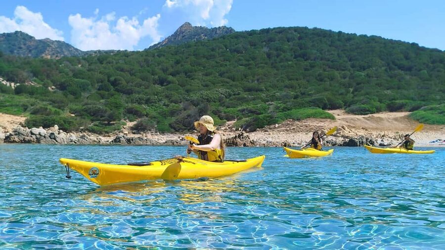 Chia: kayak tour to Tuerredda with snorkeling - Why Tuerredda works so well from a kayak