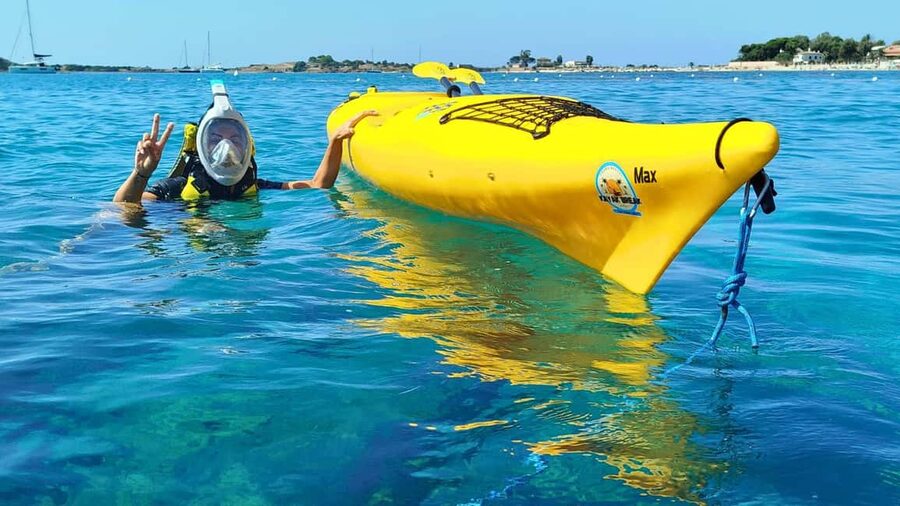 Chia: kayak tour to Tuerredda with snorkeling - Tuerredda Island and the secluded cove
