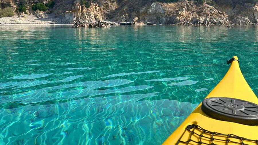 Chia: kayak tour to Tuerredda with snorkeling - Perda Longa gives you time to slow down