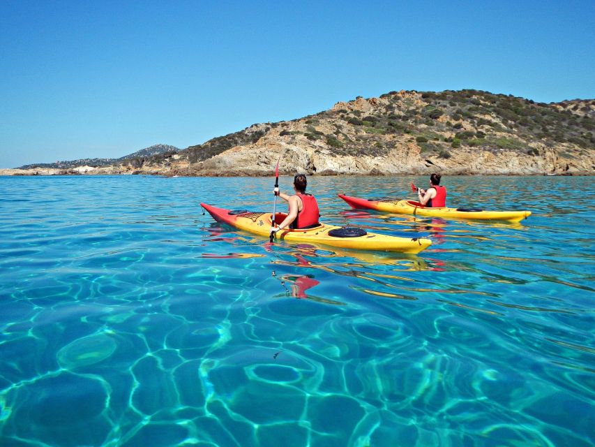 Chia: Kayaking the Wild Side and Snorkeling in Secret Beach - Paddling past Chia’s cliffs and old watchtower