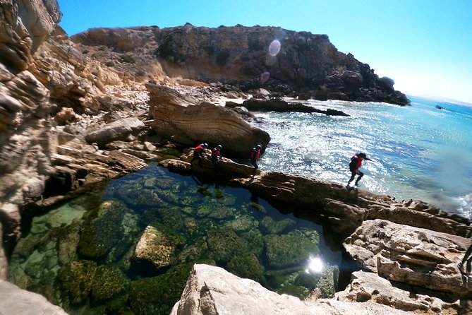 Coasteering adventure with snorkeling: kids version - What family coasteering in the Algarve really means