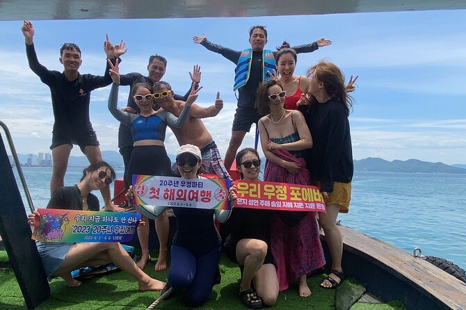 Coral Reef Snorkeling and Floating Bar Party from Nha Trang - A slower hour at the island