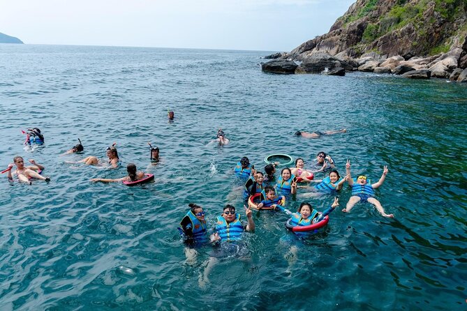 Coral Reef Snorkeling and Floating Bar Party from Nha Trang - Tea, sunset views, and the ride back