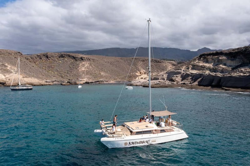 Costa Adeje: Catamaran Tour, Snorkelling, Snacks & Drinks - Sailing past Costa Adeje’s beaches