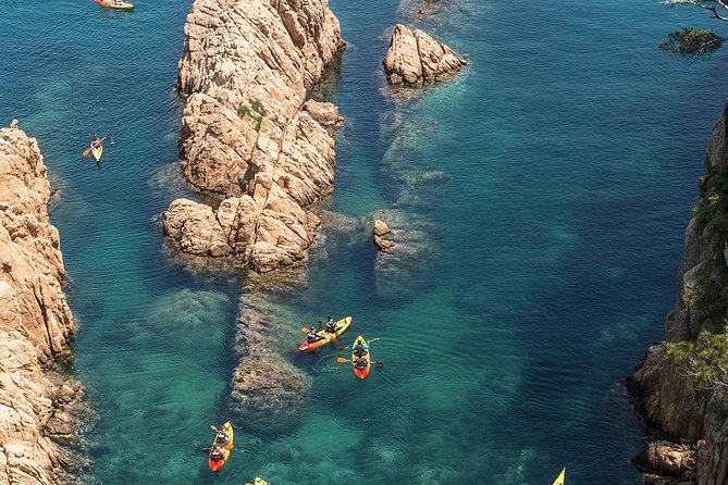 Costa Brava Kayaking and Snorkeling Small Group Tour with Lunch - Paddling below the Camino de Ronda