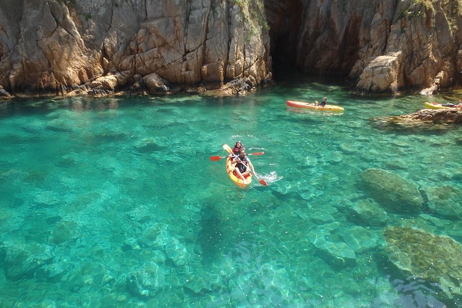 Costa Brava Kayaking and Snorkeling Small Group Tour with Lunch - From Barcelona to S’Agaró and San Pol beach