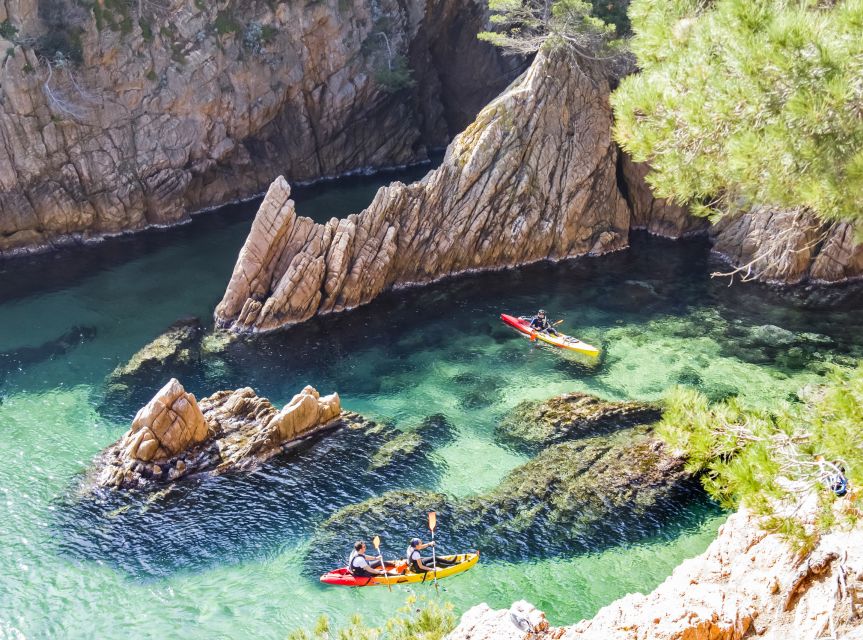 Costa Brava: Sea Caves Kayaking and Snorkeling Tour - The first 45 minutes: cliffs, coves, and stories from the water