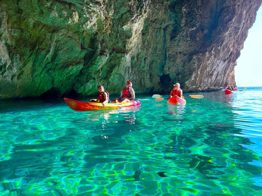 Cova dels Orguens: Cave Exploring Kayak & Snorkel Tour - Dragon’s Cave, the short first taste of the coast