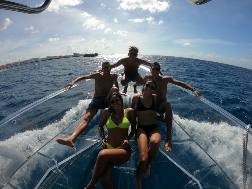 Cozumel: Clear Boat Ride and Snorkeling Trip - Drinks, deck time, and the small-group feel