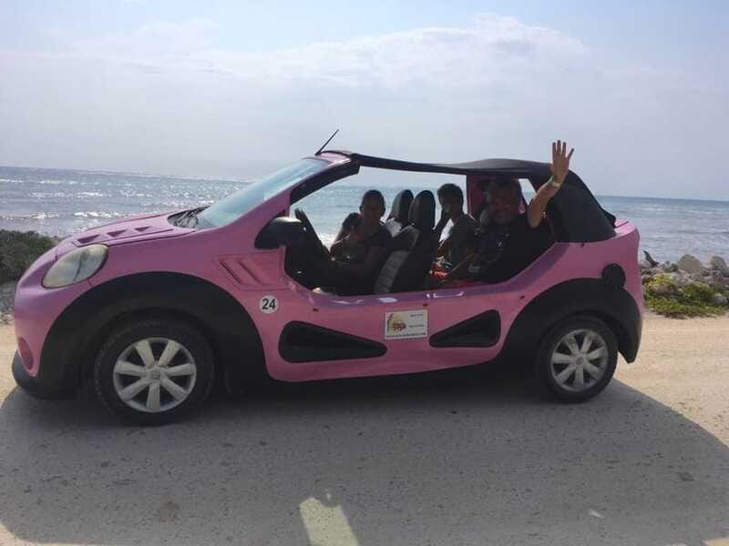 Cozumel: Private Buggy Tour with Lunch & Snorkeling - Tortugas Beach Club: lunch, chairs, and snorkeling