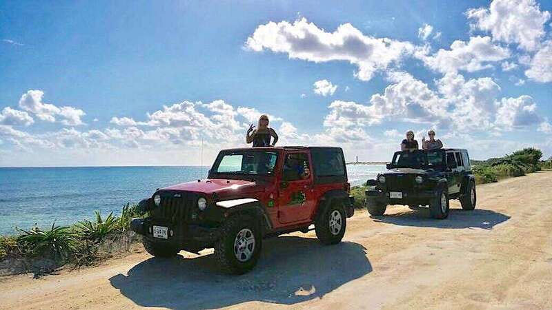 Cozumel Private Jeep Tour with Lunch and Snorkeling - Chen Rio and the island’s rougher shoreline