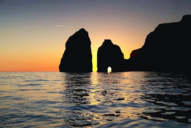 Day to Night Capri Boat Tour with Swim, Snorkel & Aperitif - From Sorrento to Bagni della Regina Giovanna