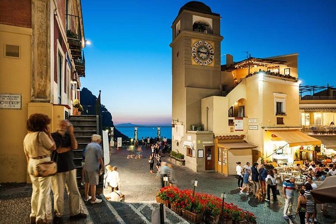 Day to Night Capri Boat Tour with Swim, Snorkel & Aperitif - Who should book this Capri boat tour?