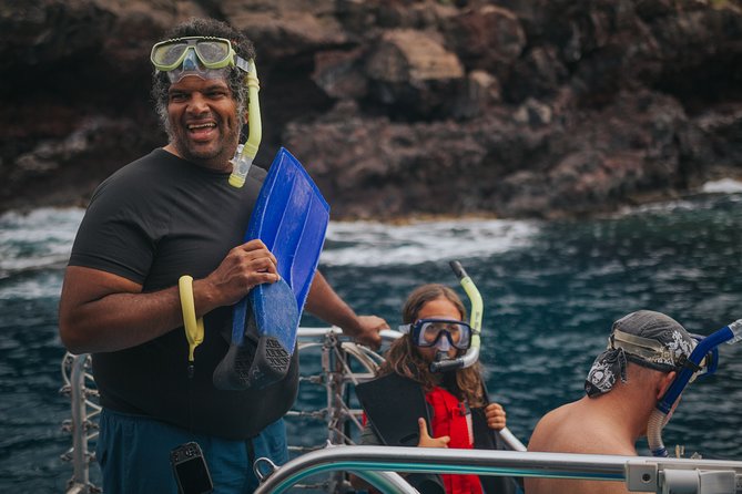 Deluxe Snorkel & Dolphin Watch Aboard a Luxury Catamaran from Kailua-Kona - Breakfast on the way out and a substantial BBQ lunch