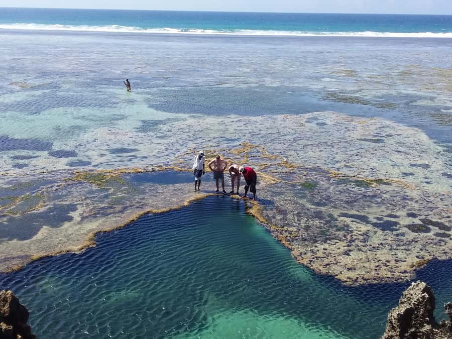 Diani: Snorkeling and Swimming at African Pool in Tiwi Beach - Kenyan snacks under the Tiwi sun shades