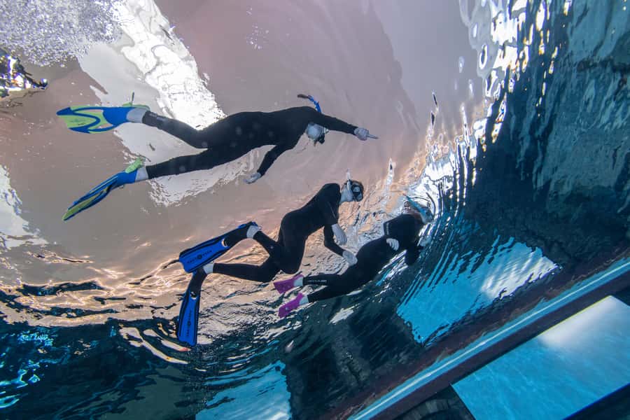 Dubai: Snorkeling at Deep Dive World's Deepest Pool - A sunken city beneath Dubai