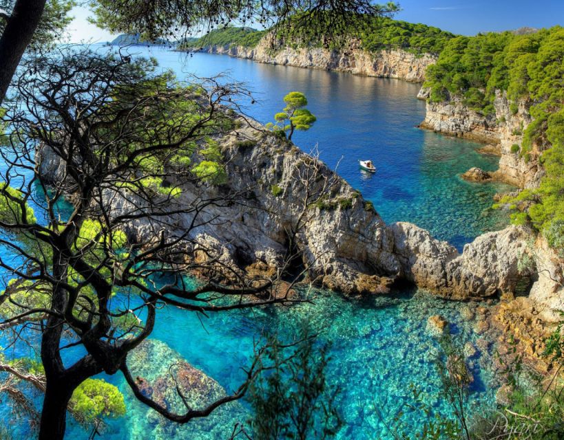 Dubrovnik: Elaphiti Islands Caves Snorkeling & Swimming Tour - Leaving Dubrovnik by speedboat
