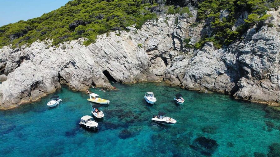 Dubrovnik (Marina Frapa): 7 Caves Tour (4h) + Drinks&Snorkel - From Marina Frapa to the open Adriatic