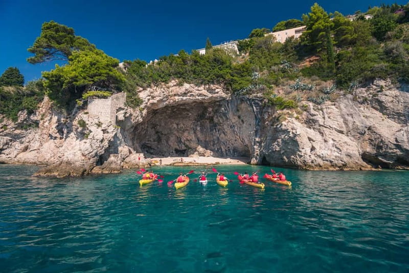 Dubrovnik: Sea Kayaking&Snorkelling Guided Day/Sunset Tours - What you see from Pile Bay to Betina Cave