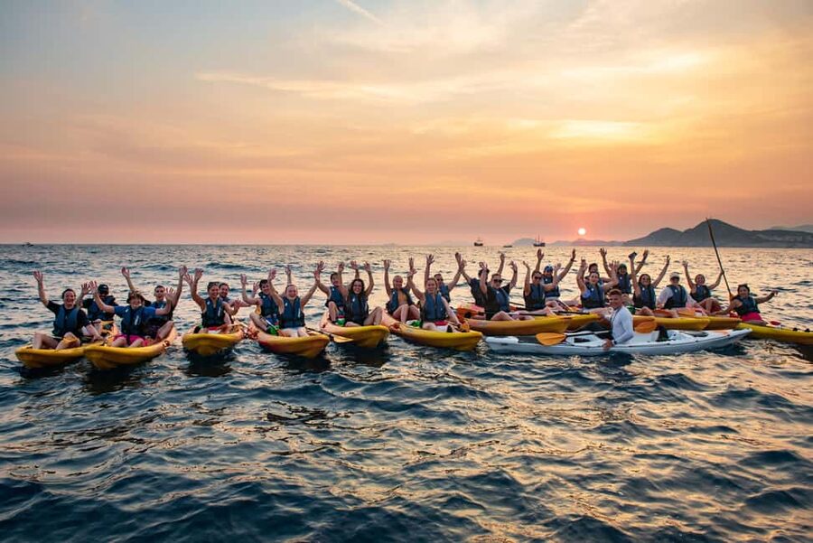 Dubrovnik: Sunset Kayaking and Snorkeling Tour - Key points at a glance