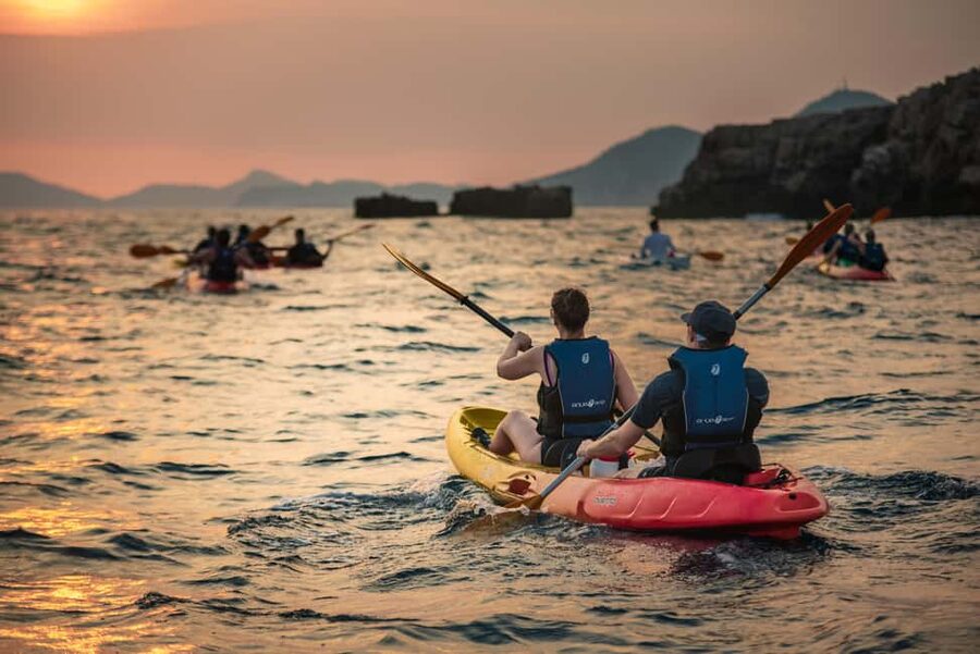 Dubrovnik: Sunset Kayaking and Snorkeling Tour - Paddling past the Old Port