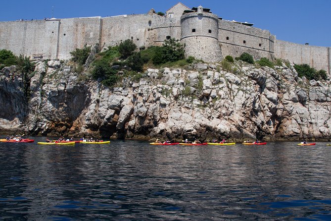Dubrovnik: Sunset Kayaking & Snorkeling with water &wine - Watching the sun drop from the kayak