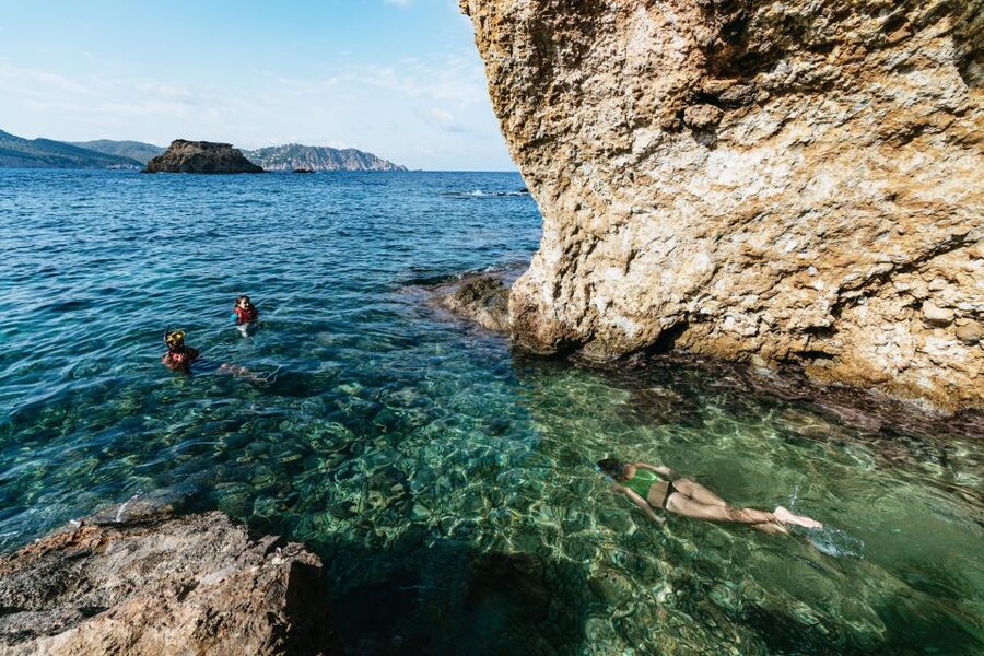 Es Figueral: Guided Kayaking and Snorkeling Tour - Pou des Lleó: the main rest stop
