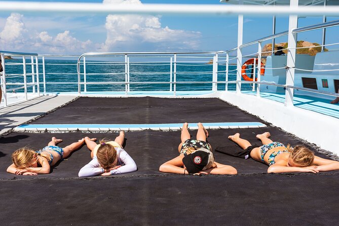 Flamingo Family Fun Catamaran Snorkel:Comfortable shaded seating - Who should book this cruise?