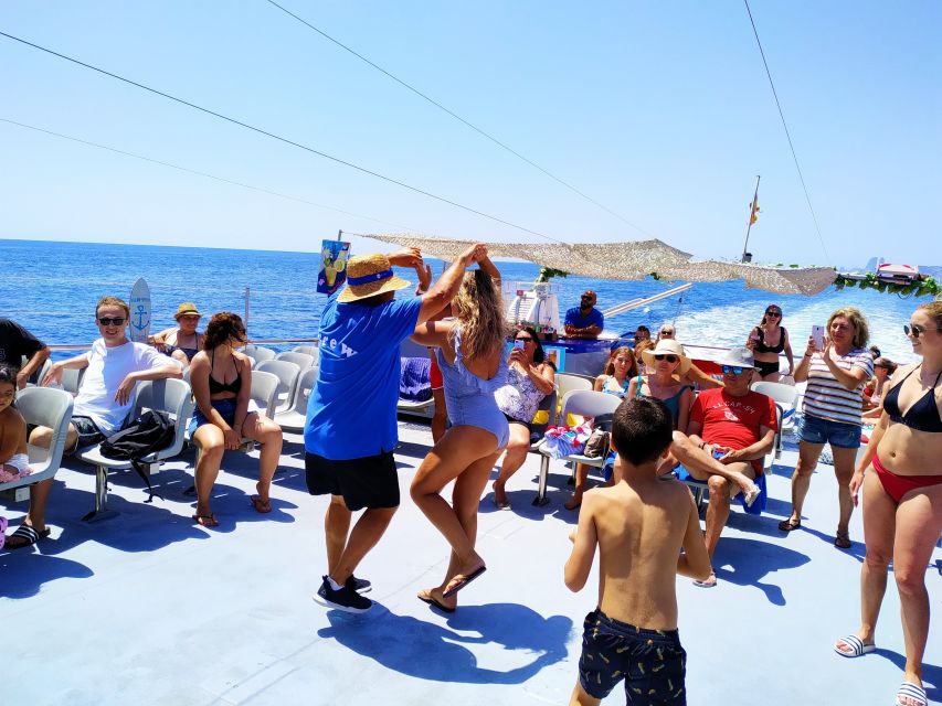 Formentera: Crystal Waters Cruise with Snorkeling and Lunch - Cala Saona: the first swim in open water