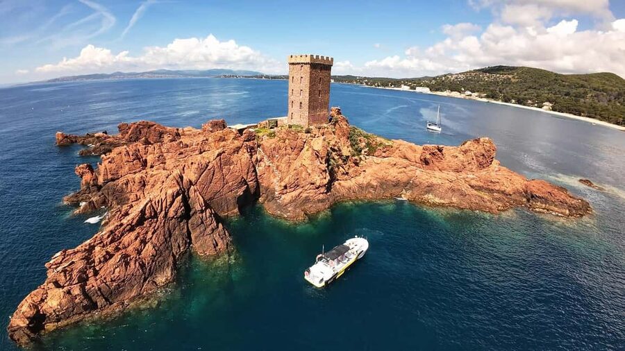 Fréjus: Sea and Creeks Boat Tour with Snorkeling and Drinks - From Fréjus Port to the Red Rocks of Estérel