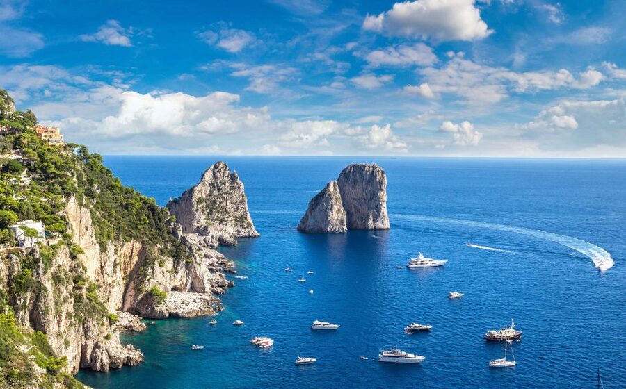 From Amalfi: Capri Island Boat Tour with Snorkeling & Drinks - Villa Jovis, the Faraglioni, and Capri’s famous caves