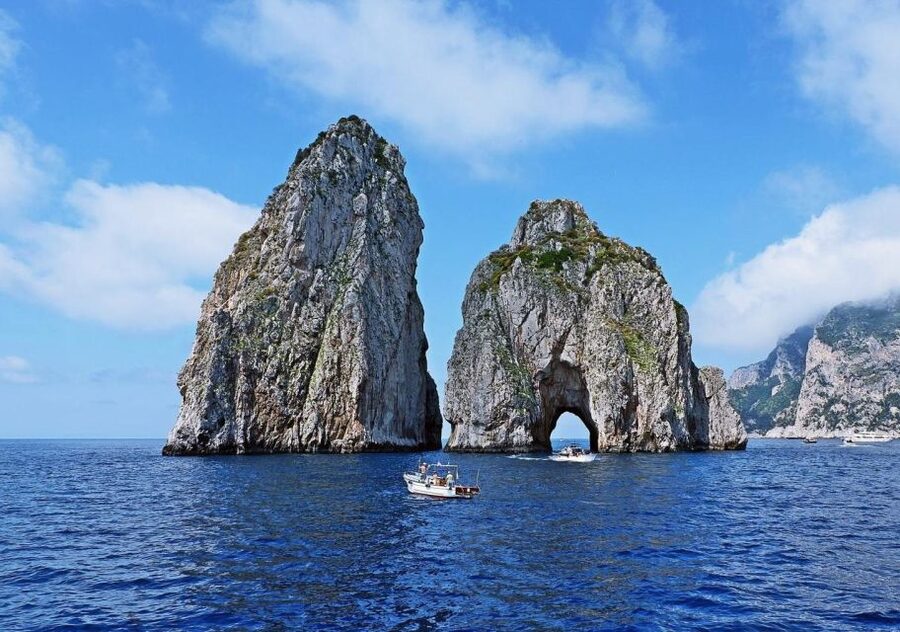 From Amalfi: Capri Island Boat Tour with Snorkeling & Drinks - A second swim and the sunset ride back