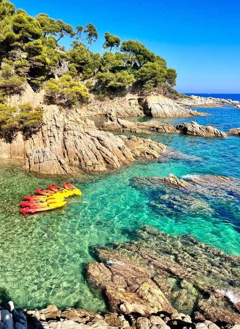 From Barcelona: Costa Brava Kayak & Snorkel Tour with Picnic - Key points at a glance