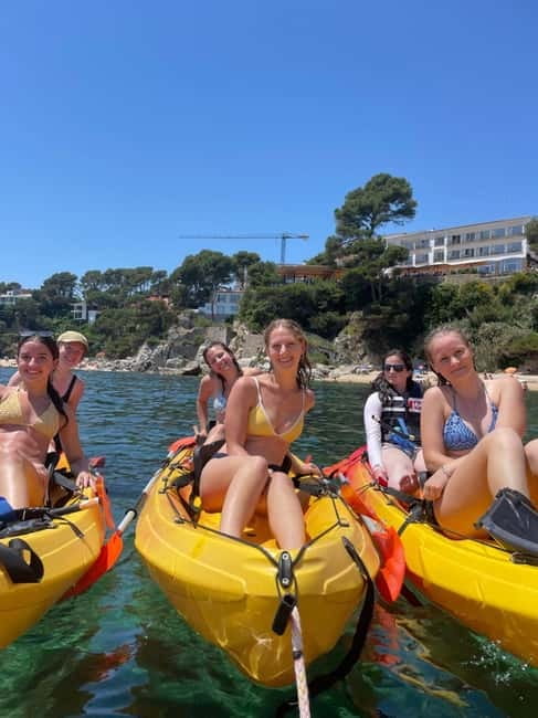 From Barcelona: Costa Brava Kayak & Snorkel Tour with Picnic - From Barcelona to the Costa Brava by coach