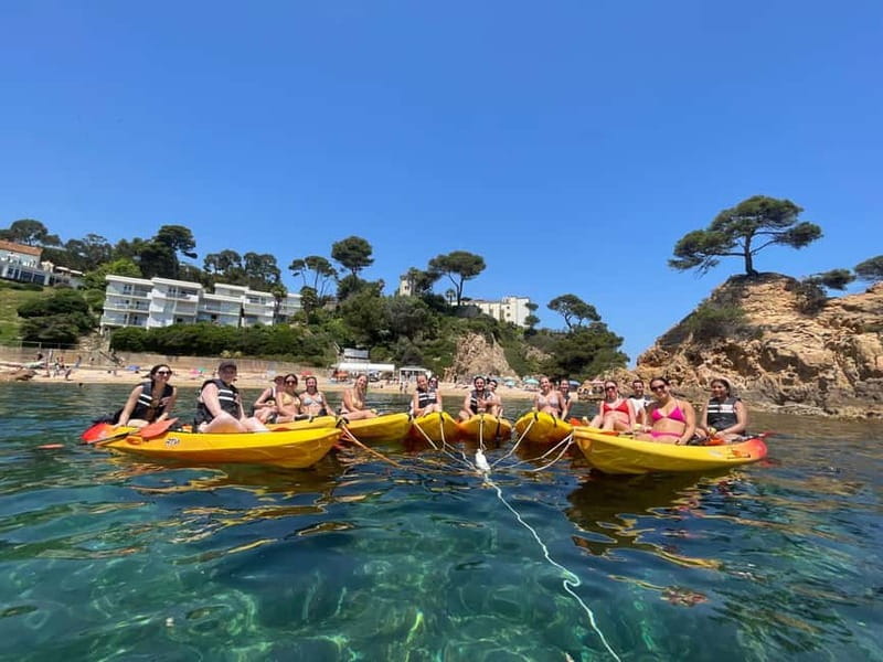 From Barcelona: Costa Brava Kayak & Snorkel Tour with Picnic - Four hours among coves, cliffs, and caves
