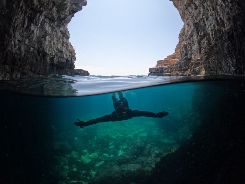 From Fažana: snorkeling at sea cave and Brijuni Island - Figo Cove and the quieter water stop