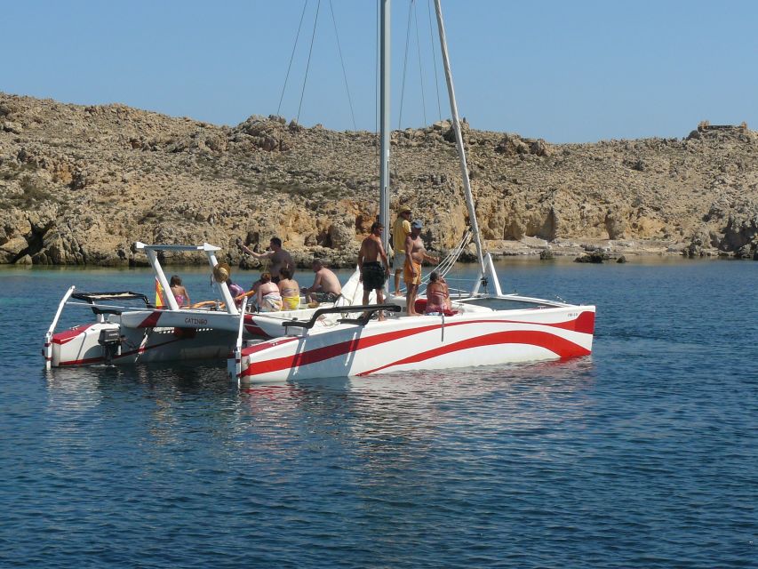 From Fornells: Half-Day Menorca Catamaran Trip w/ Snorkeling - Leaving Fornells for Menorca’s quiet north coast