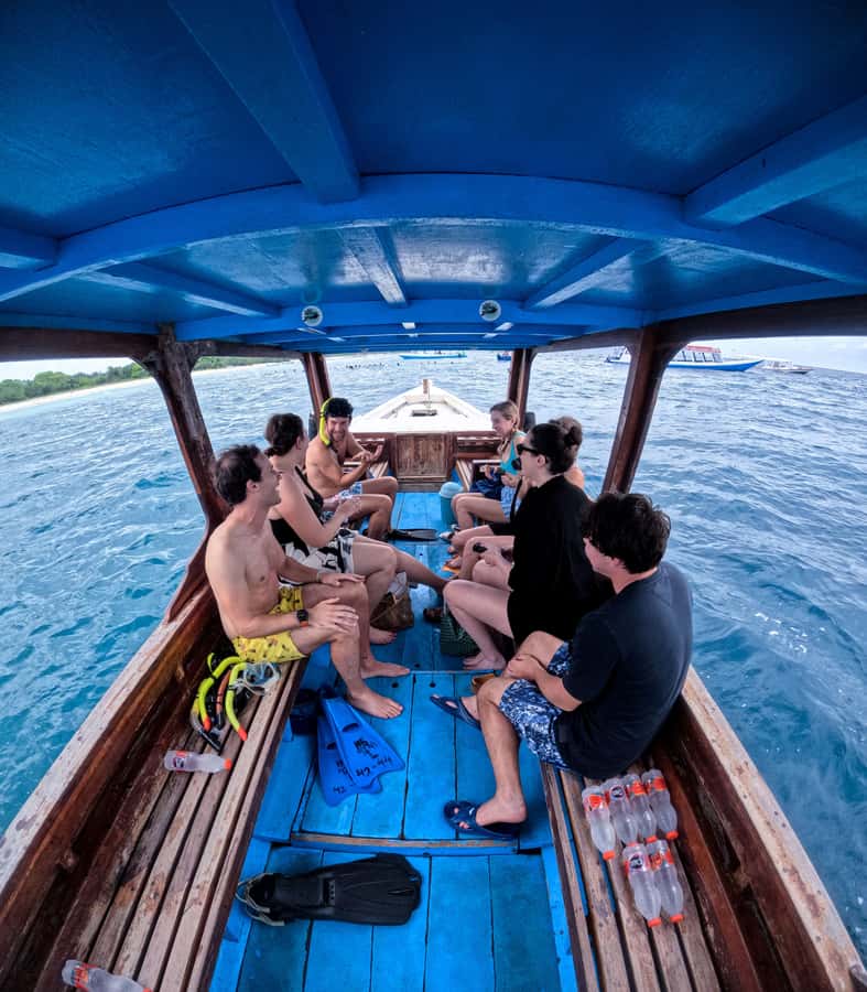 From Gili Air: Private or Small Group Snorkeling Boat Tour - Getting ready at Oceans 5 Gili Air