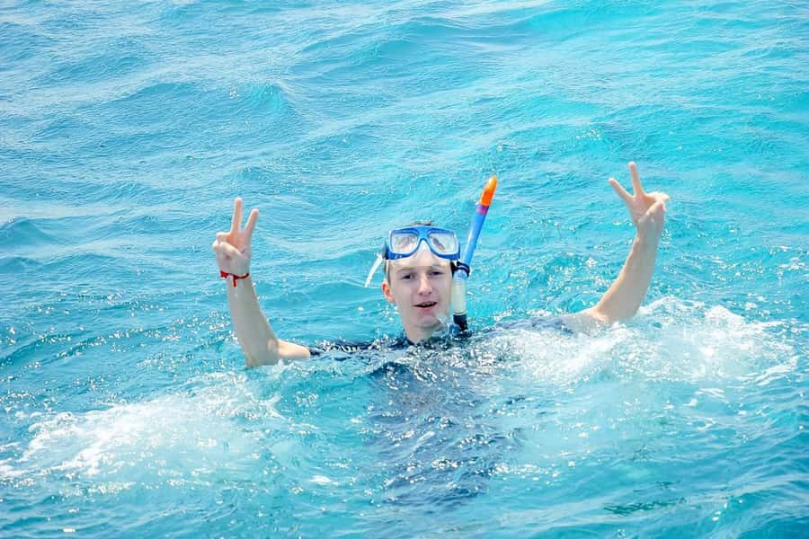 From Hurghada: Orange bay Snorkeling Cruise with Lunch - Two snorkeling stops on the Red Sea
