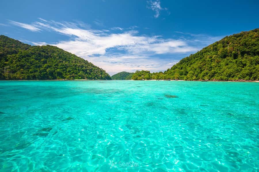 From Khao Lak: Surin Islands Snorkeling Tour w/ Meals - First water stop at Chong Khat Bay