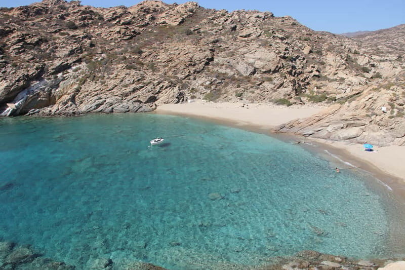 From Milopotas: Ios Island Scenic Snorkeling Cruise - Kolitsani, Pikri Nero, and the boat-only bays