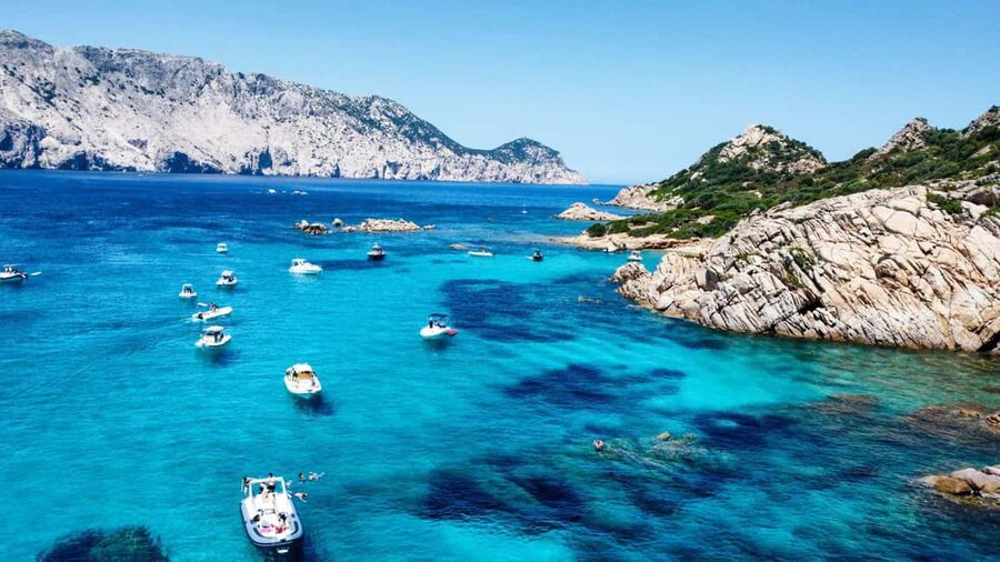 From Olbia: Dinghy Tour with Snorkeling to Tavolara Island - Capo Ceraso after about 30 minutes